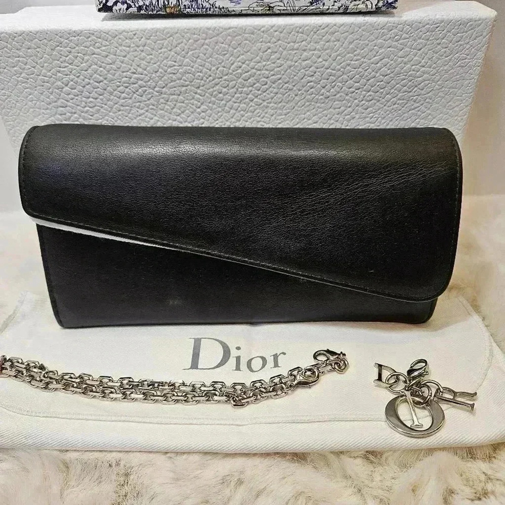 Dior Rencontre Black/Yellow Wallet-On-Chain